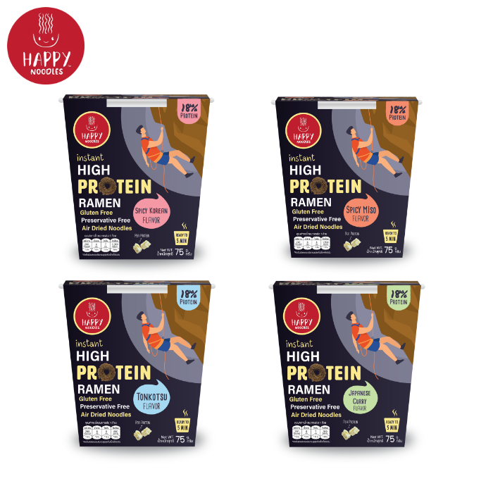 Gluten free Noodles เส้นราเมนHigh Protein18% กลูเตนฟรี ไม่ผ่านการทอด