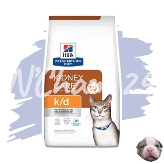Hill' k/d Feline with Ocean Fish 3.85 kg.(หมดอายุ 2/27) อาหารแมวแบบเม็ดสูตรโรคไต รสปลาทะเล