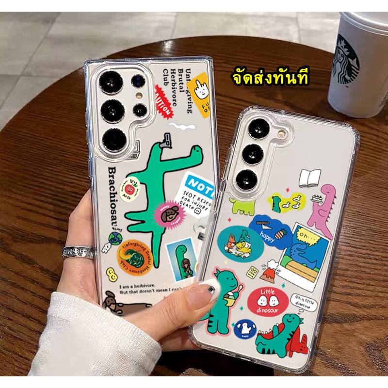 เคสใส ลายน่ารัก สำหรับ SAMSUNG S26 S26Plus S26Ultra Note8 Note9 Note10 Note10Plus 10lite 10Pro Note20 20Ultra TP  029