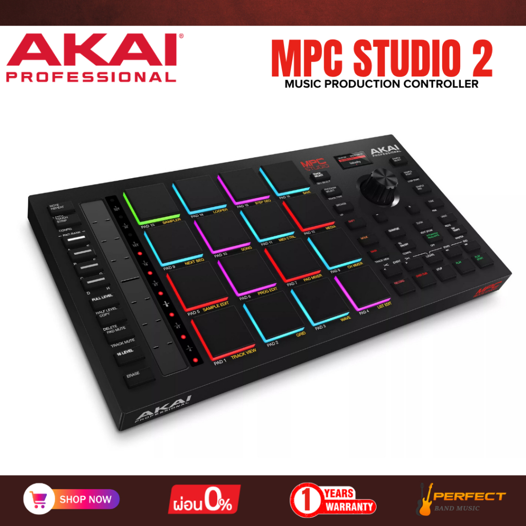 AKAI MPC STUDIO 2 คีย์บอร์ดใบ้ Music Production Controller * กรุณาสอบถามก่อนสั่งซื้อ *