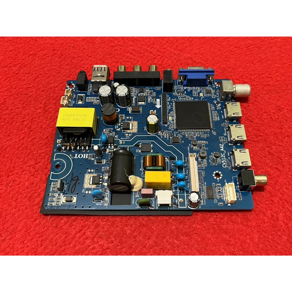 เมนบอร์ดทีวียี่ห้อIPLEXรุ่นLTV-3223 พาร์ทCV512_A42(แท้ถอด)