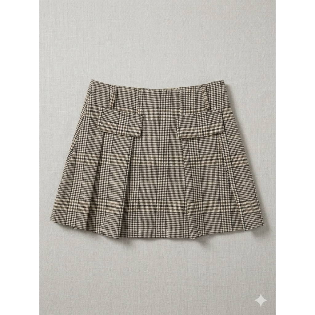 กระโปรงลายสก๊อต Zara kid ไซค์9