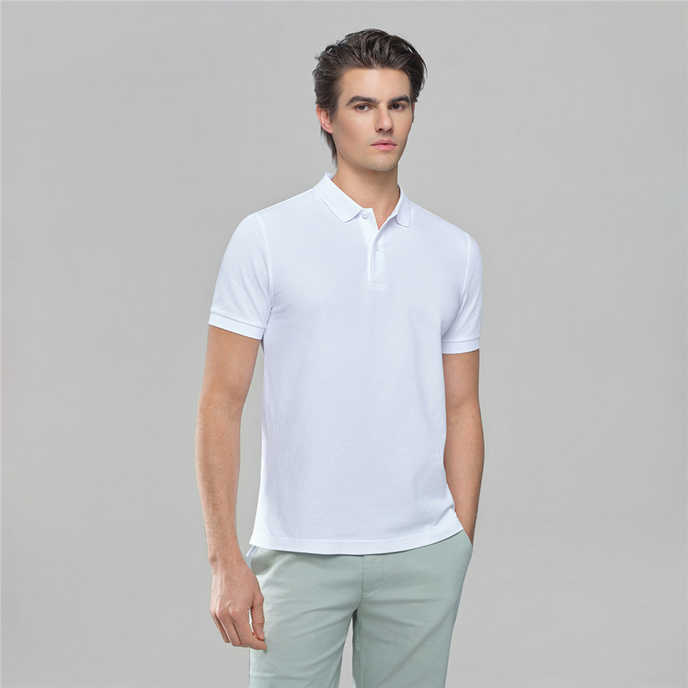 GIORDANO เสื้อโปโลผู้ชาย Men's Slim Classy Solid Polo 01016245