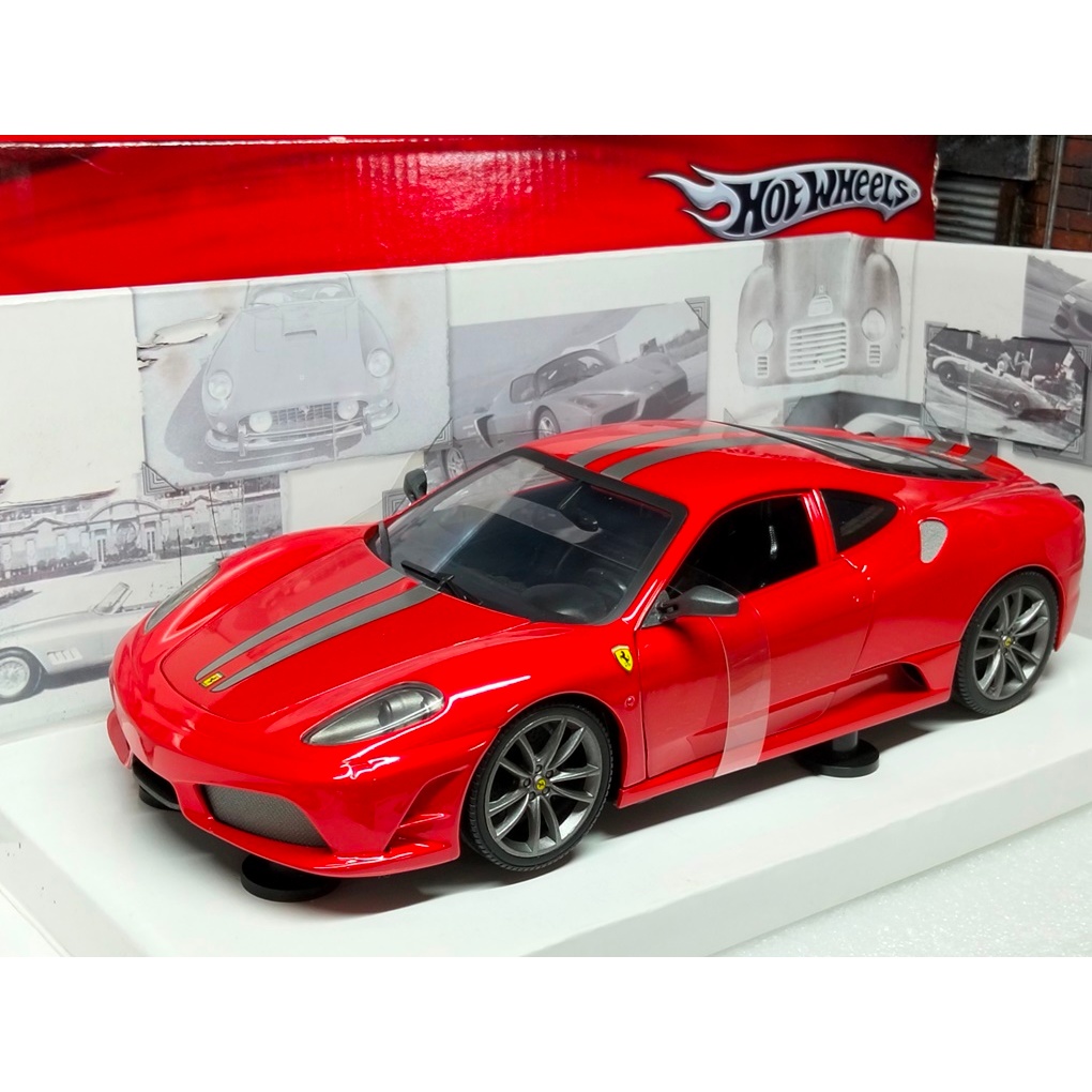 โมเดลรถFerrariF430 1/18 * ค้างสต็อค * โมเดลรถ เฟอร์รารี่ Ferrari 430  F430 Scuderia Metalic Red Hotw