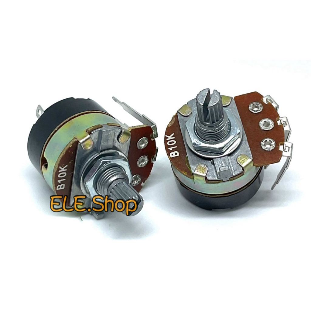 VR สวิตช์ เครื่องทำน้ำอุ่น แกนสั้น15mm มีค่า 10K,20K,50K,100K,250K,350K,500K