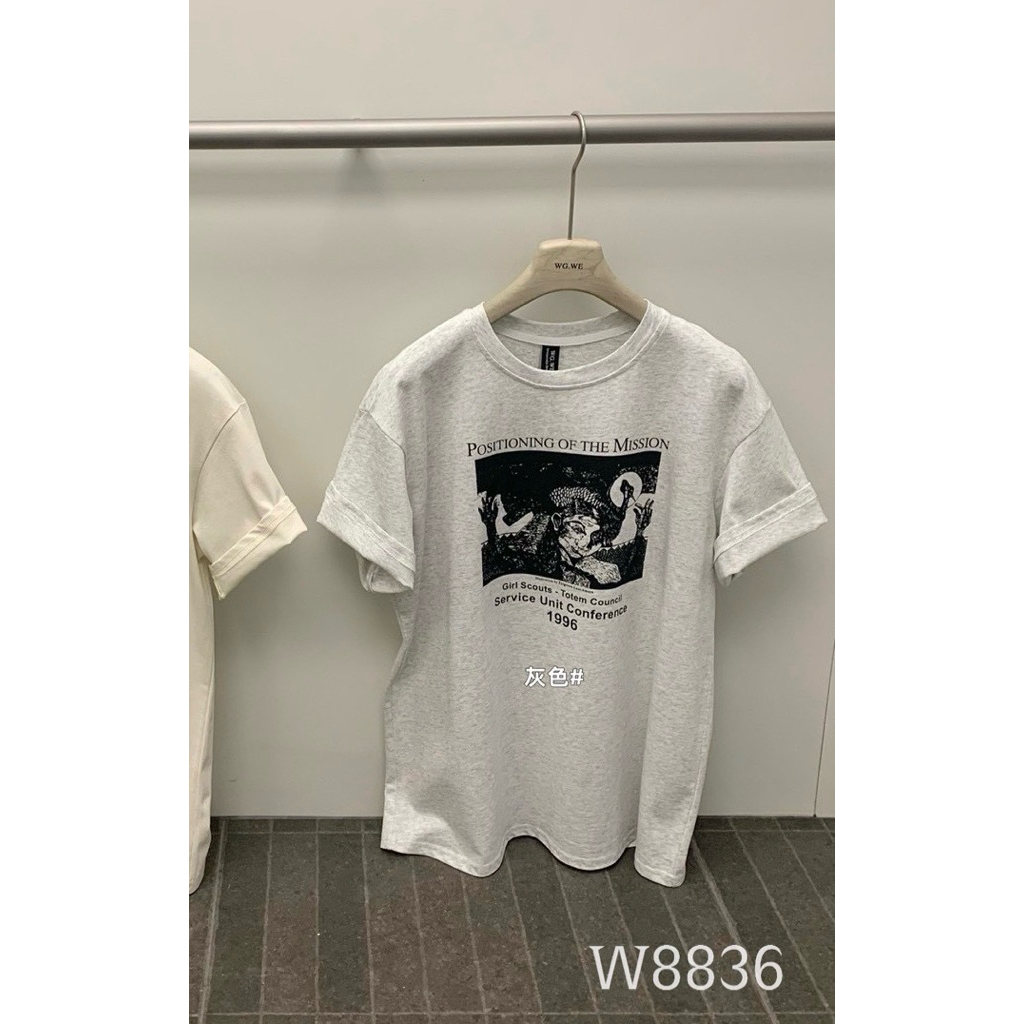 W8836 เสื้อแฟชั่น Tag ️WGWE ราคา ถูกที่สุด ดีลบีเคเค แกลเลอรีภาพที่ 7