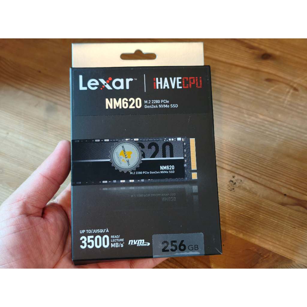 256GB SSD (เอสเอสดี) LEXAR NM620 PCIe G3x4 NVMe M.2 2280 (LNM620X256G) มือสองครบกล่อง ประกันศูนย์ไทย