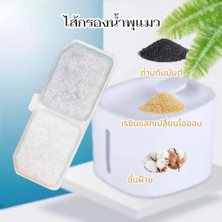Boqi Factory ไส้กรองน้ำพุแมว แผ่นกรองน้ำพุ น้ำพุแมว 1 ชิ้น (มีราคาส่ง) MIS04