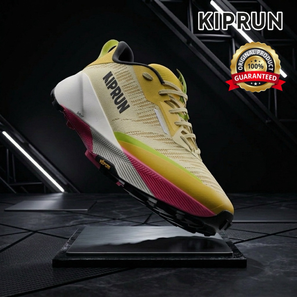 รองเท้าวิ่งเทรลสำหรับผู้ชาย “มีไซส์ 41-47” รุ่น KIPRUN KIPSUMMIT (สีเหลือง) KIPRUN