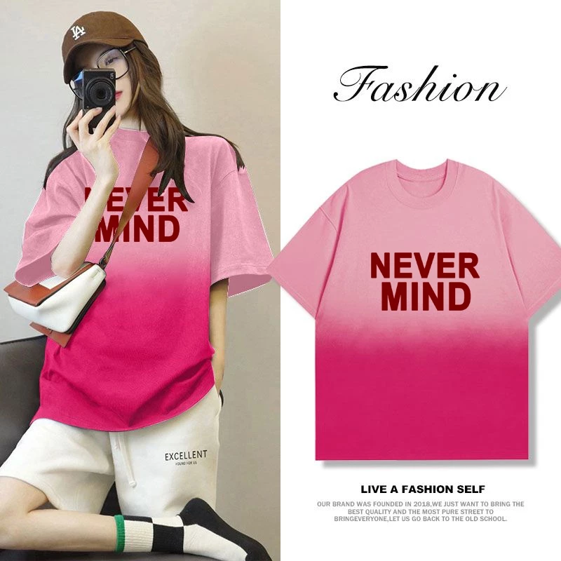 เสื้อยืดสวยแฟชั่นผู้หญิงกําลังฮิตใหม่ล่าสุด oversize สื้อผ้าสาวอวบคนอ้วนไซส์ใหญ่ เสื้อโอเวอร์ไซส์วินเทจ ลายมัดย้อมหลากสี
