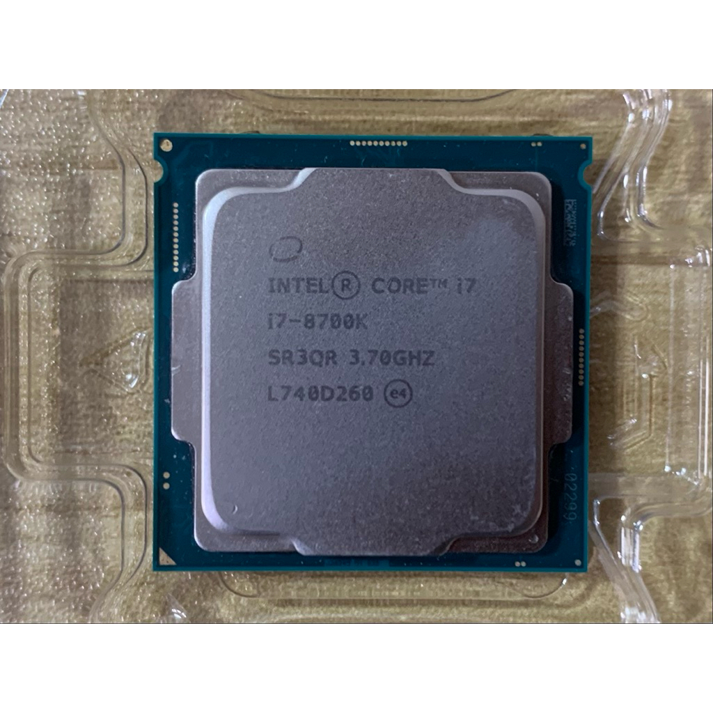 CPU INTEL CORE I7 8700K 6C/12T