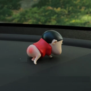 EMO Crayon Shin chan กล่องตาบอดทําด้วยมือน่ารักตกแต่งบ้านของเล่นอินเทรนด์เล่นตุ๊กตาของขวัญ