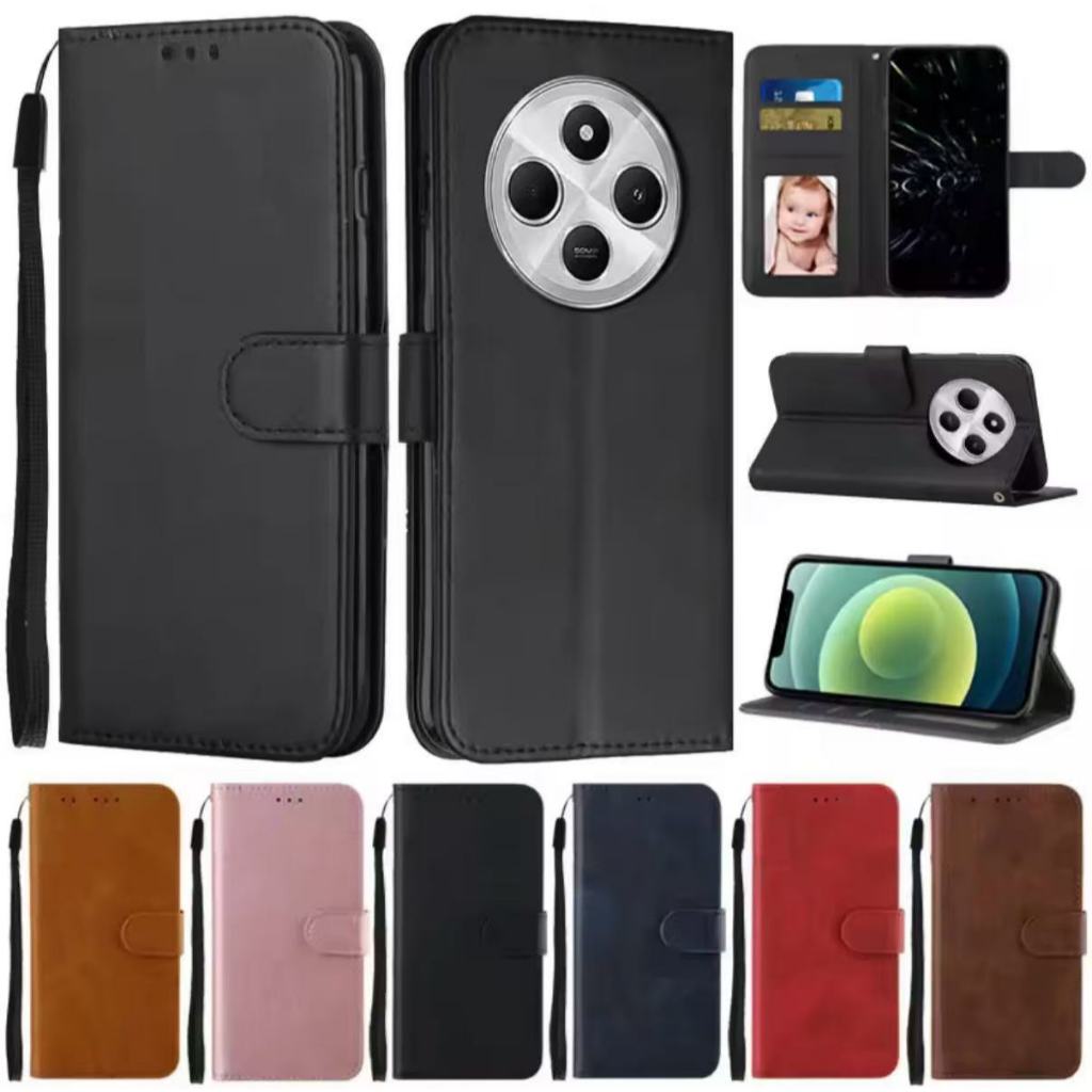 เคสแบบพับได้สำหรับ iNfinix Smart20 Smart10 Pop10 Spark GO2 เคสกระเป๋าหนัง ใส่บัตร แม่เหล็กล็อค