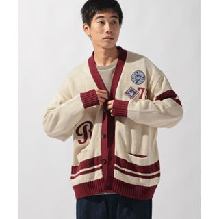 niko and ... คาร์ดิแกน ทรงหลวม Lettered knit V-neck cardigan