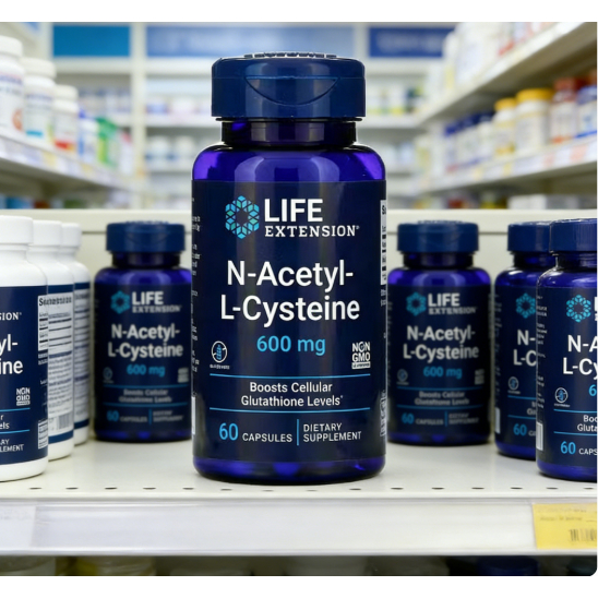 สินค้าของแท้ | พร้อมส่ง NAC N-อะซิติล-L-ซิสเทอีน จากอเมริกา Life Extension