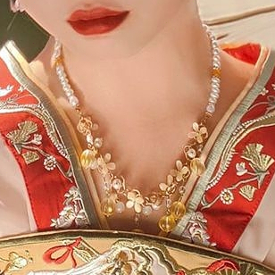 SBS 2026สร้อยคอสไตล์จีน ปิ่นปักผมสไตล์จีน มีให้เลือกหลายแบบ อัพเดทแบบใหม่ตลอด ใส่ประจำวัน C011