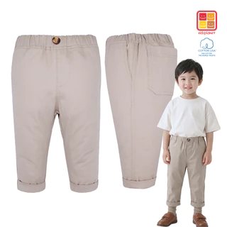 กางเกงขายาวทรงชิโน่ เอวยืดรอบตัว ผ้าฝ้าย100% อายุ1-14ปี ของแท้จาก KidsplanetOfficial (3392P)