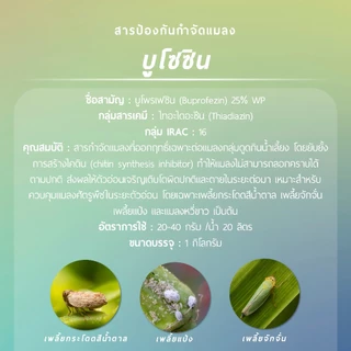 บูโซซิน (บูโพรเฟซิน 25% W/W WP) 1 กิโลกรัม