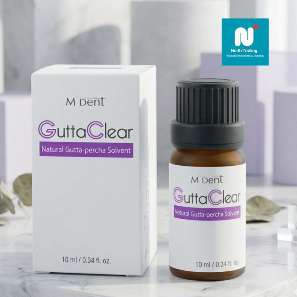 M dent GuttaClear 10ml. GuttaClear (M Dent) – น้ำยาละลาย Gutta-percha สูตรธรรมชาติ สะอาด รวดเร็ว แม่