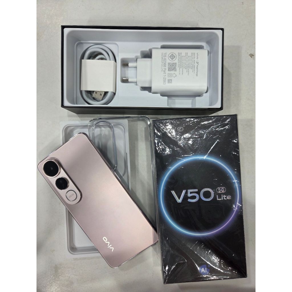 เครื่องโชว์ VIVO V50 LITE 5G 8/256GB TITANIUM GOLD