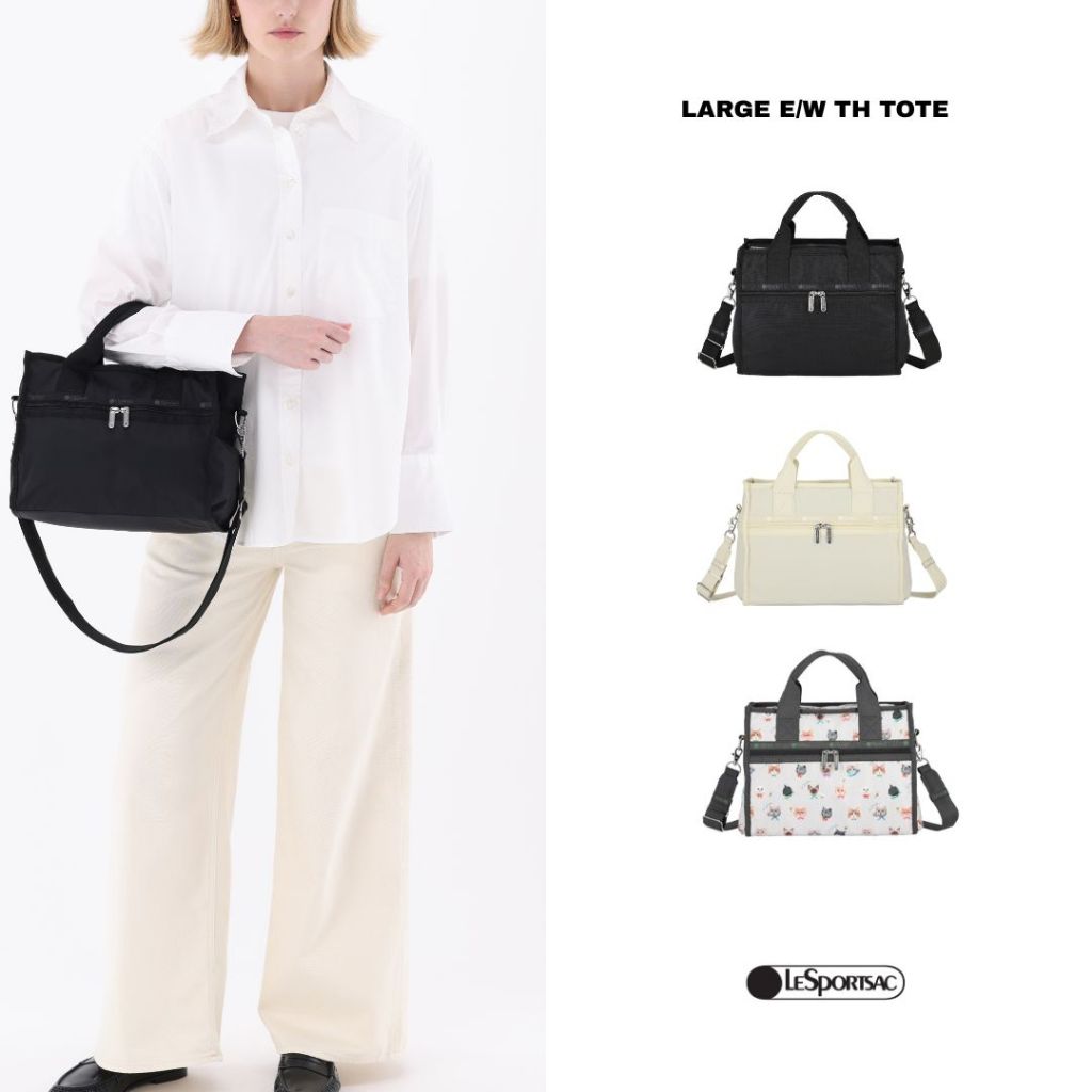 Lesportsac Large E/W Tote Bag กระเป๋าโท้ทใบใหญ่ Style 1005