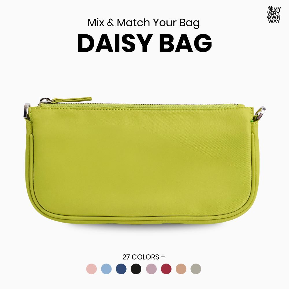 MyVeryOwnWay Daisy Bag - กระเป๋าคลัทช์ผ้าไนล่อน สุดชิค ช่องเยอะ (มีให้เลือก 20+ สี)