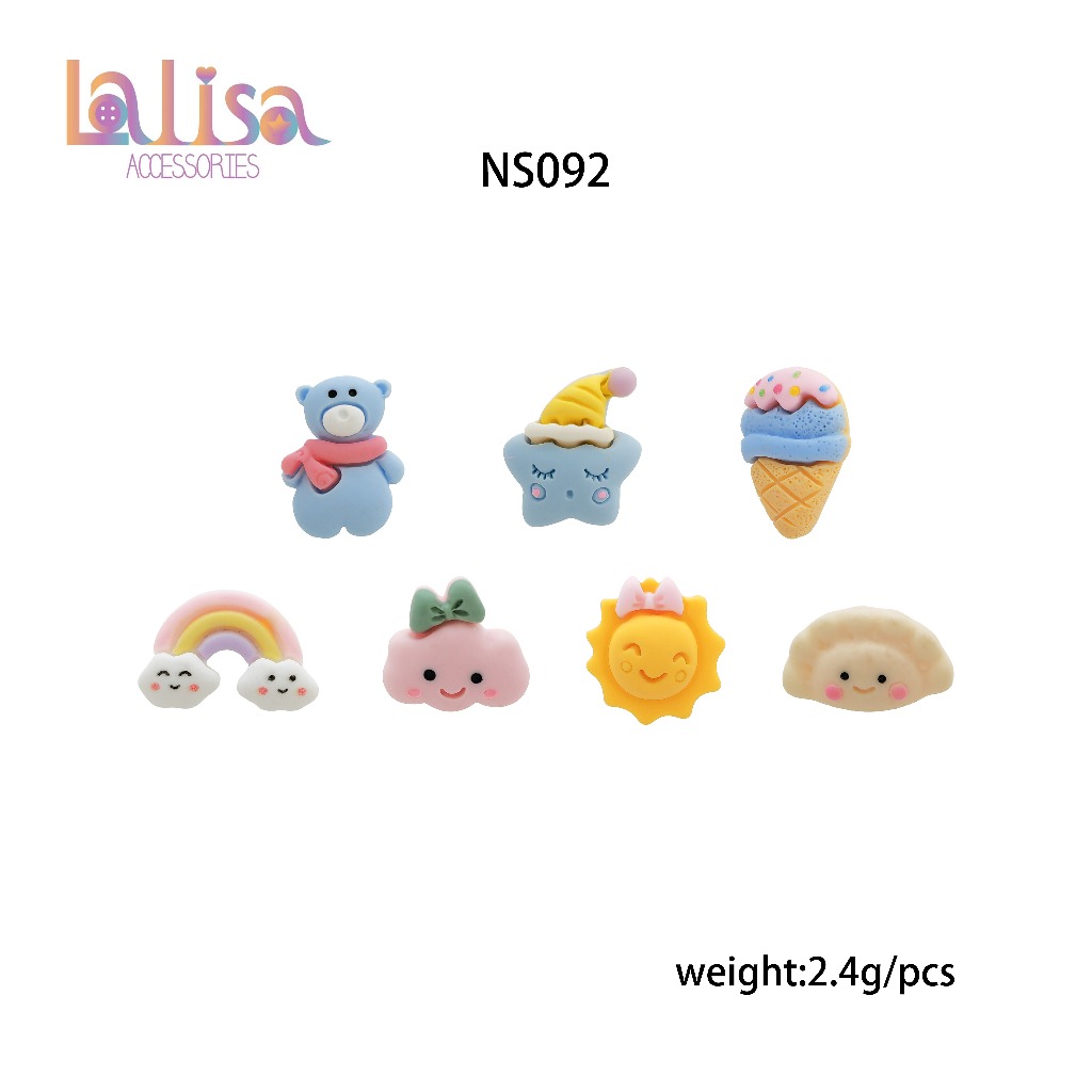 กระดุมตกแต่งลายการ์ตูนน่ารัก สำหรับเสื้อผ้า/DIY กระดุมแฟชั่นการ์ตูน 3D 11 มม. resin button NS092