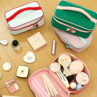 พร้อมส่ง 🍬 กระเป๋าเครื่องสำอางค์ Macaroon กระเป๋าจัดระเบียบ จุของได้เยอะ น้ำหนักเบา มีให้เลือก 6 สี