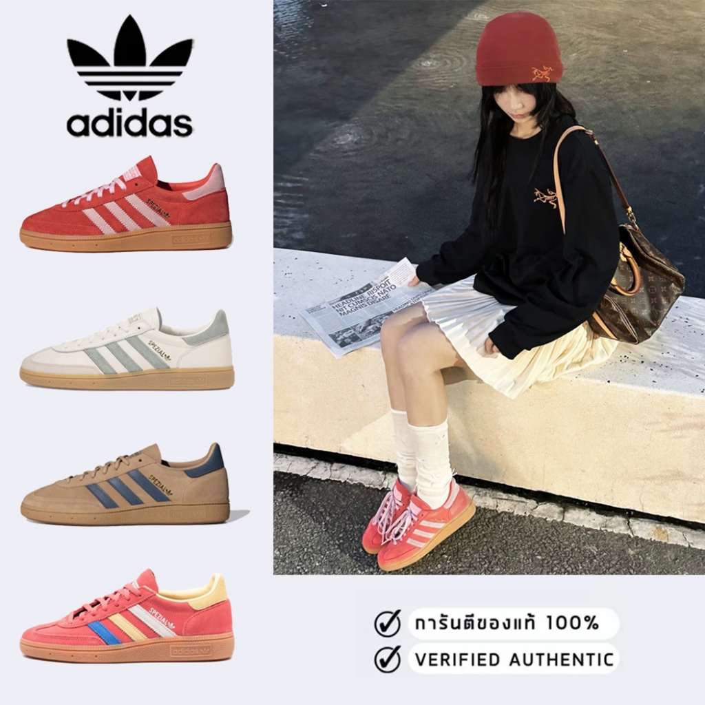 รับประกันสินค้าแท้ 100 % Adidas OriginalsHandball Spezial IE5894/1F9730/JH5435/E1328 รองเท้าลำลองประ
