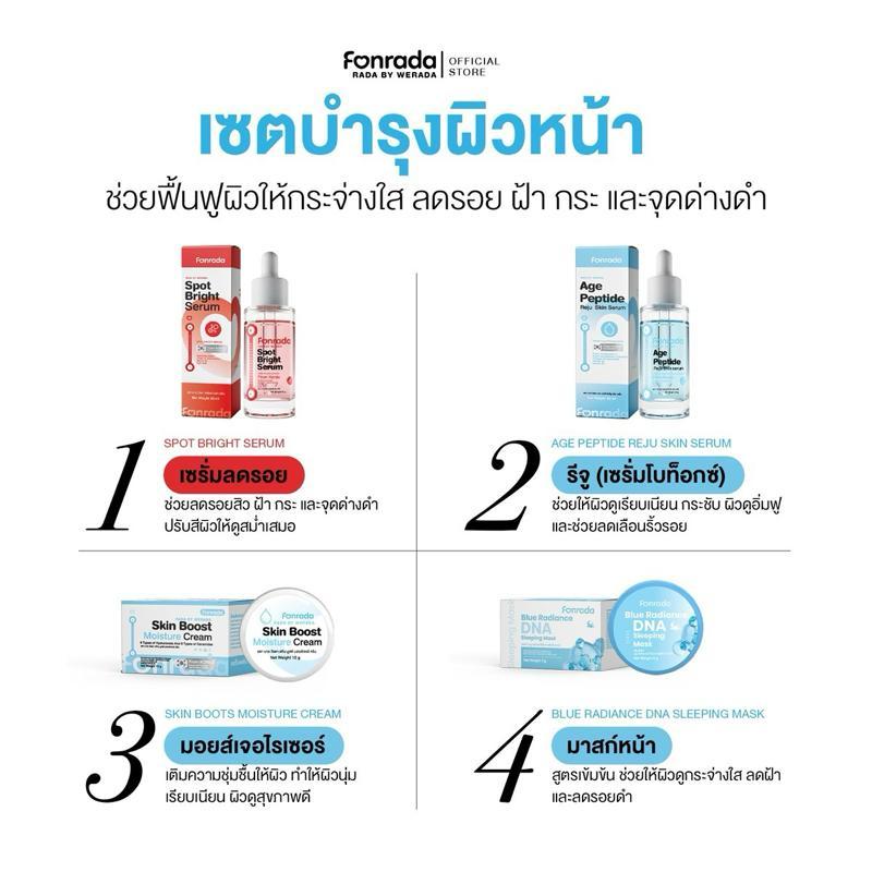 เซรั่มลดรอย ฝนรดา สปอต ไบร์ท เซรั่ม SPOT BRIGHT SERUM,เซรั่มโบท็อก AGE PEPTIDE REJU SKIN SERUM — صورة 2