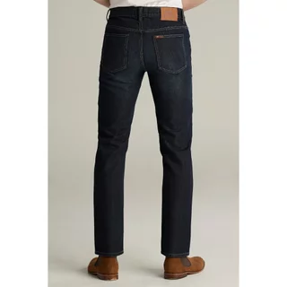Mc JEANS (แม็คยีนส์) กางเกงยีนส์ผู้ชาย กางเกงยีนส์ทรงกระบอกเล็ก เอวกลาง Slim Jeans สียีนส์เข้ม MBIP188