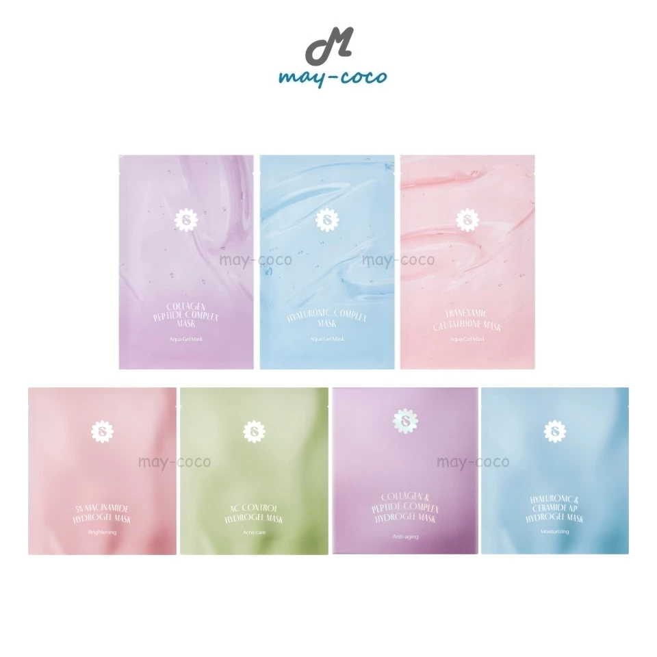 ถูก/แท้/มีไลฟ์ (ซอง) มาสก์ Supermom Aqua Gel/Hydrogel Mask ซุปเปอร์มัม แผ่นมาสก์ บำรุงผิวหน้า หน้าฉ่ำ ชุ่มชื้น กระจ่างใส