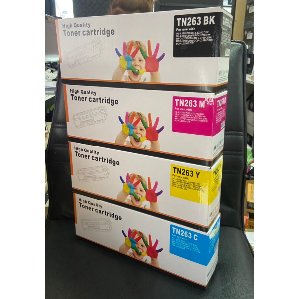 Brother TN-263 BK C M Y Toner ของเทียบเท่า