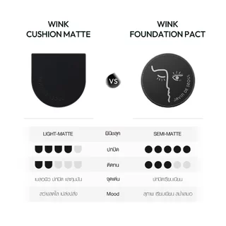 JAVIN DE SEOUL -(Cushion + Refill ) Wink Cushion Matte (7 shades) SPF50+ PA++++ (16g)