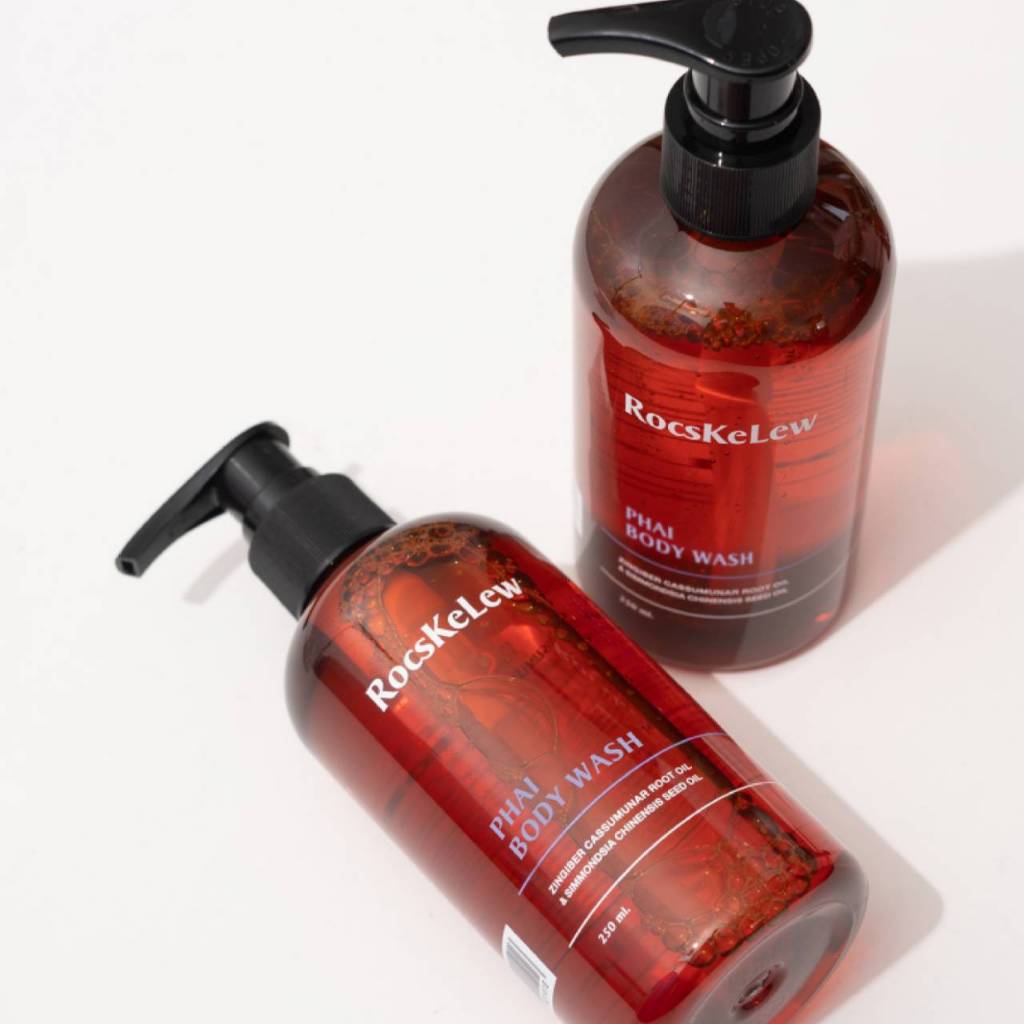 (โปร1แถม1)RocsKeLew PHAI Body wash 250 ML. เจลอาบน้ำ RocsKeLew สูตรอ่อนโยน เหมาะสำหรับผิวแพ้ง่าย เด็กแรกเกิดใช้ได้