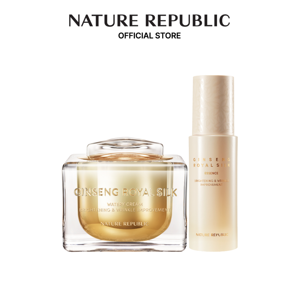 NATURE REPUBLIC Ginseng Royal Silk Essence 40ml / Watery Cream 60g
