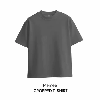 MeMee | เสื้อยืดครอป คอฟิต ผ้าCotton Comp เนื้อผ้าพรีเมี่ยม คุณภาพดี ผ้าหนานิ่ม “ CROPPED T-SHIRTรุ่นใหม่ ”