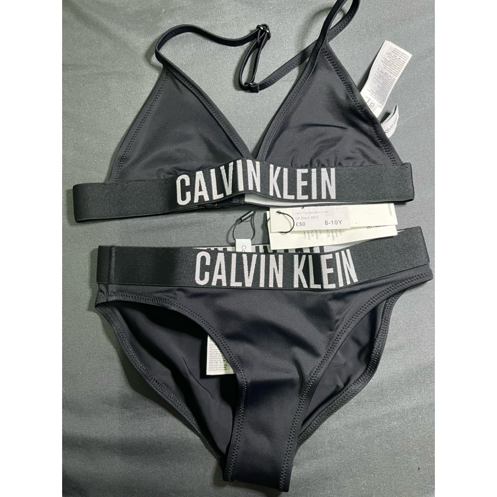 พร้อมส่ง W9 เซ็ทชุดว่ายน้ำเด็ก Calvin Klein Kids Bikini Set