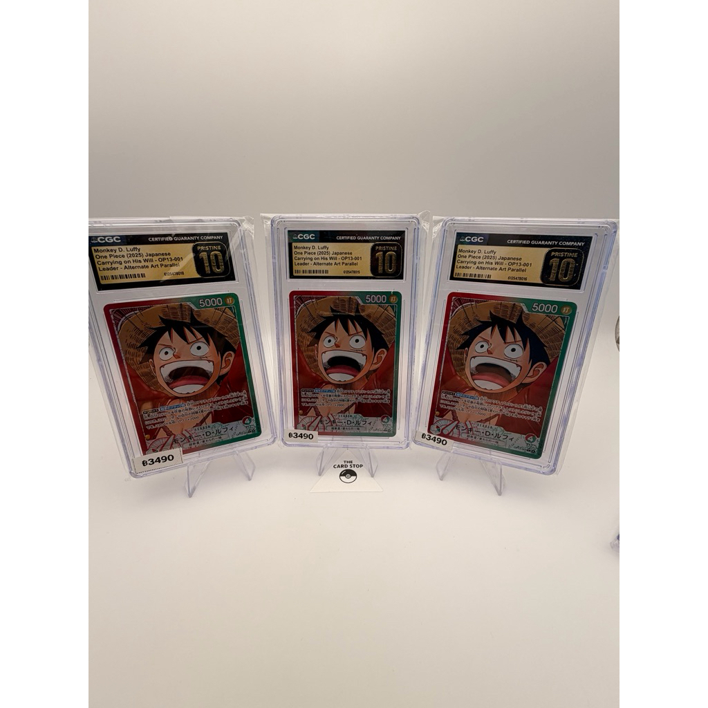 One Piece Card Game Graded Cards - Pristine 10