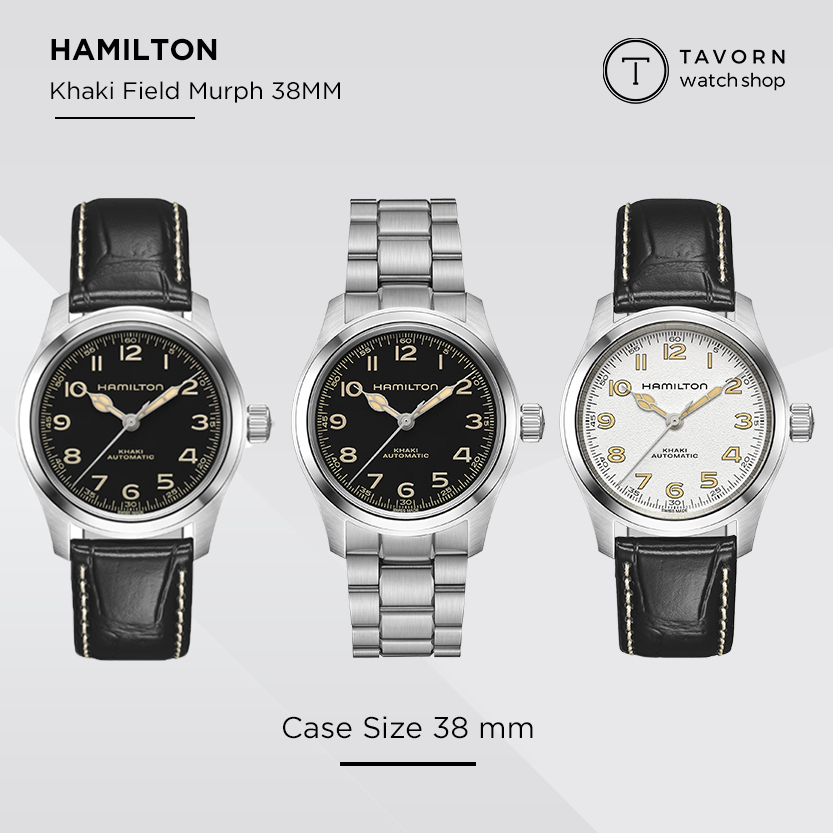 นาฬิกา Hamilton KHAKI FIELD MURPH AUTO 38mm รุ่น H70405730/H70405130/H70405710