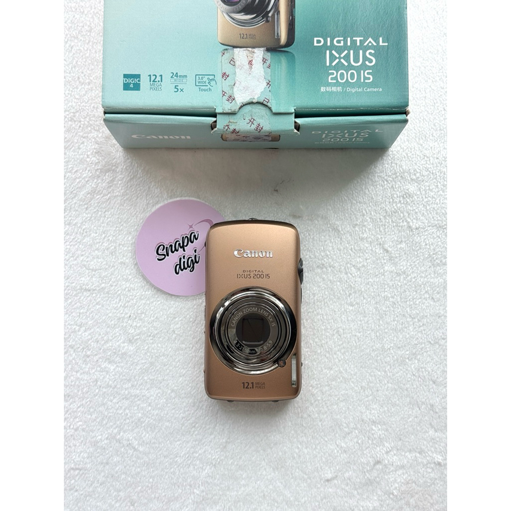 Canon IXY930is/IXUS200is สีแชมเปญ Fullbox (พร้อมส่ง)