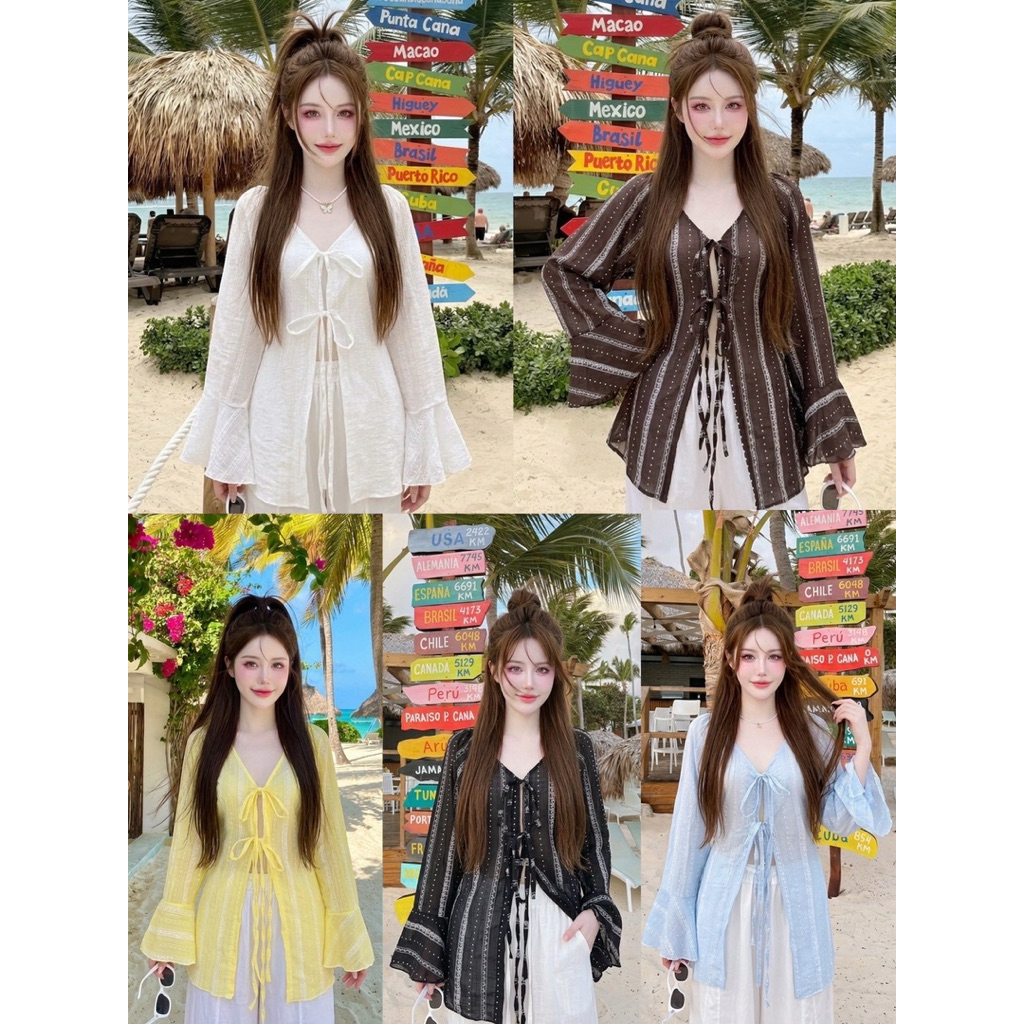 เสื้อรุ่นSoft Riviera Blouse SHEENY