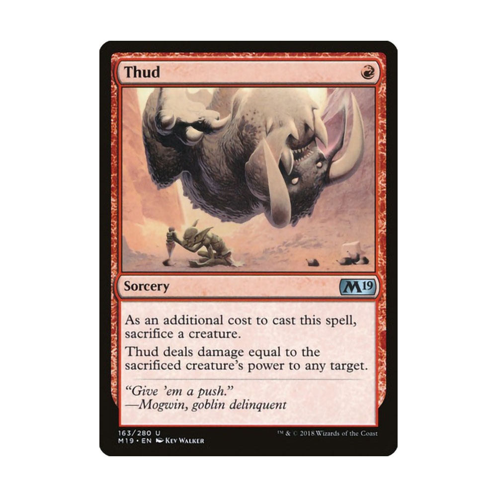 [MTG] Thud [M19] [RED] [U] - Magic the Gathering SINGLES EDH