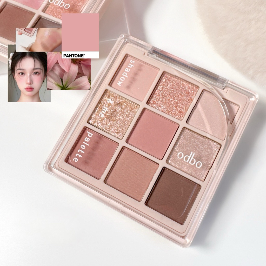 อายแชโดว์🍦odbo Shadow&Me palette ⊂: ∞ # 02 Rosewood