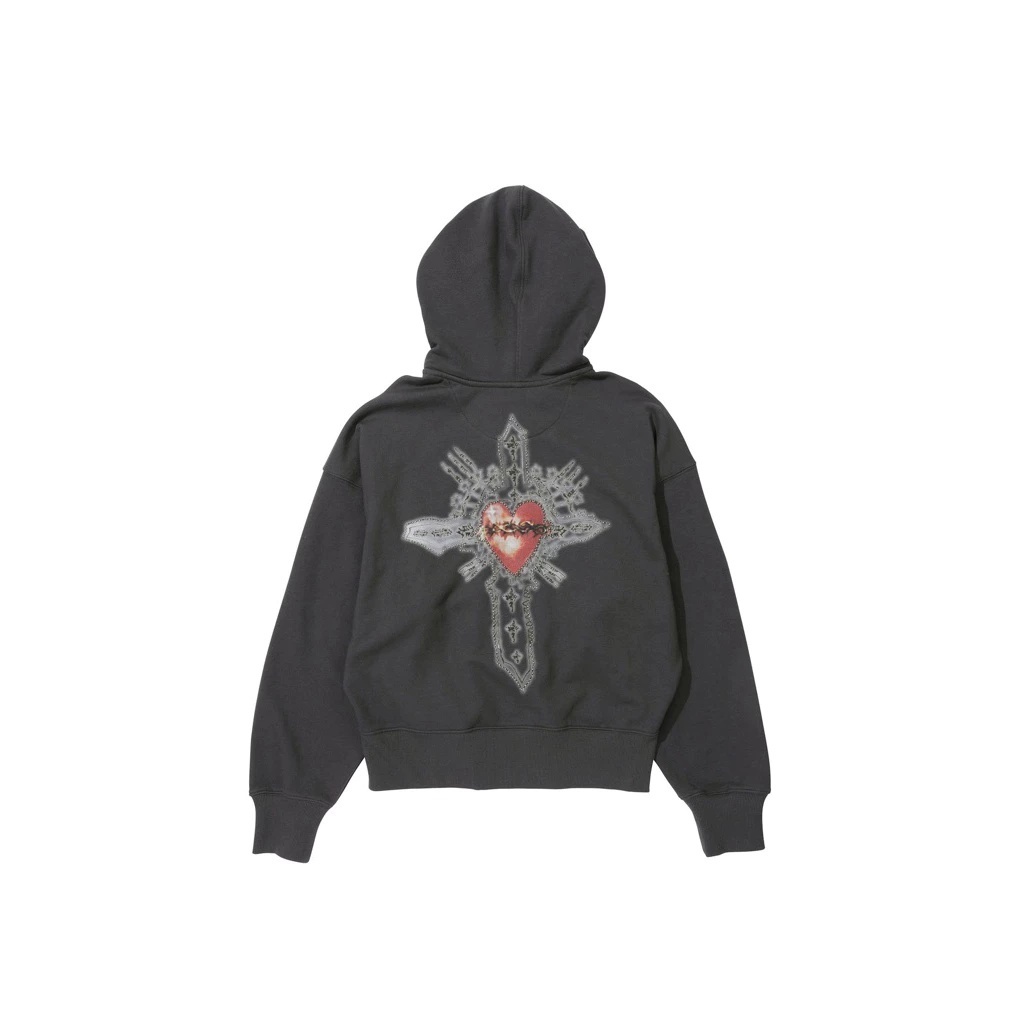 SCULPTOR BEADED【ของแท้ 100 %】เสื้อโค้ท Saint Hoodie Zip-Up