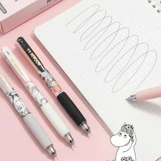 M&G Life x Moomin Gel Pen 0.5mm Black ปากกาลูกลื่นแบบกด เครื่องเขียนสำหรับโรงเรียนและสำนักงาน