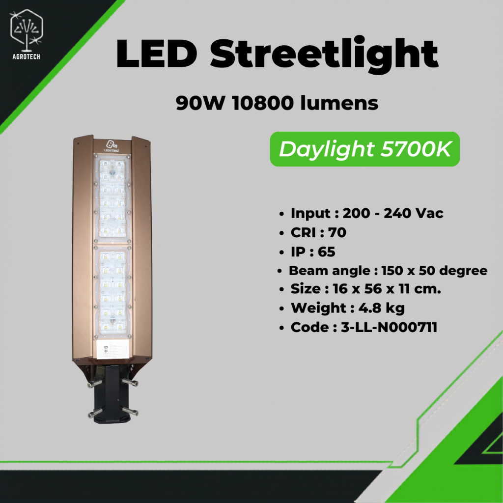 LED Street Light 5700K 90W 10800lm