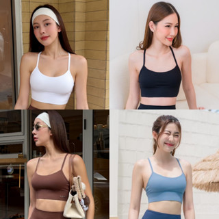 Lunar Gymwear - Summer Bra - สปอร์ตบราสายเดี่ยว ทรงเบสิคสวย …