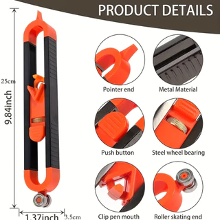 เกจวัดรูปทรง Contour Gauge เครื่องมือวัดรูปร่าง เครื่องมือทำสำเนารูปร่าง งานไม้ กระเบื้อง หินอ่อน วัดงานไม้ไม้บรรทัดโค้ง