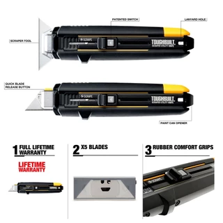 มีดคัตเตอร์ 2IN1 สำหรับงานช่าง ( TB-H4S5-01 ) TOUGHBUILT